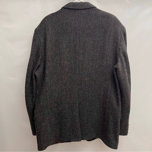 Harris Tweed mens size 44L 100% pure scottish wool handwoven blazer jacket - Picture 3 of 6
